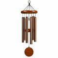 Windspiel 90 cm aus Metall und Holz in Kupferbraun für Innen und Außen